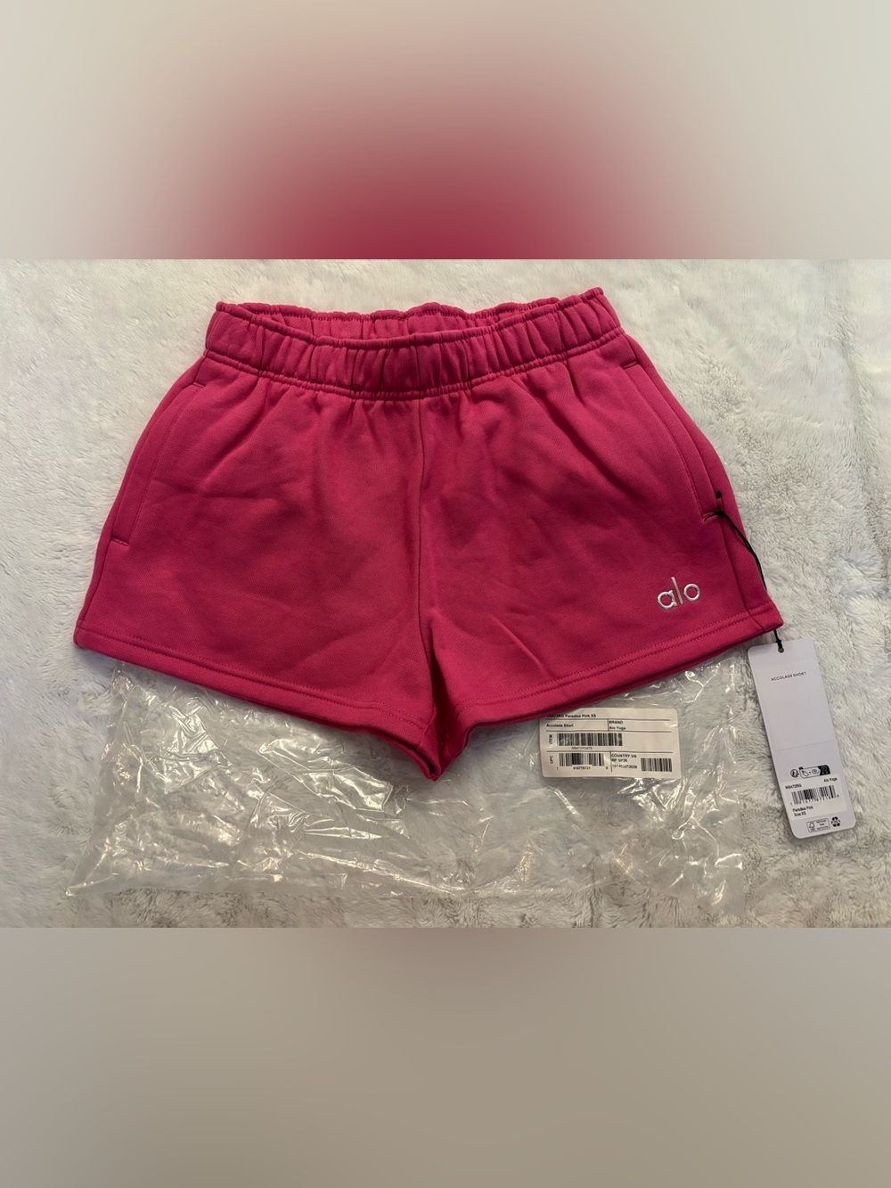 ALO Yoga Accolade Shorts Paradise Pink XS NWT